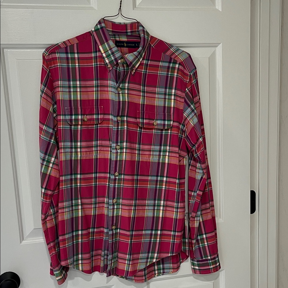 Ralph Lauren Multicolor Plaid Button-Down Shirt